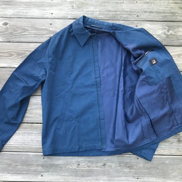 Dunhill Men Jacket Coat Blue Size LL ( Fit L ) - Picture 6 of 9